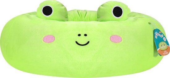 Jaz Pet Toys Squishmallows Pet Bed Wendy The Frog 50cm - Green - Small - For Dogs and Cats