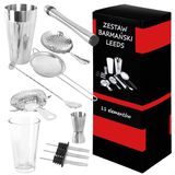 Leeds, set complet de 11 accessoires de bar
