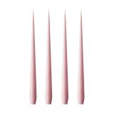 ester & erik Lot de 4 bougies old rose, 32 cm