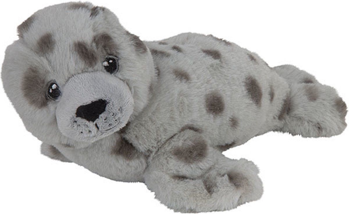 Nature Planet Pluche knuffel grijze zeehond 24 cm