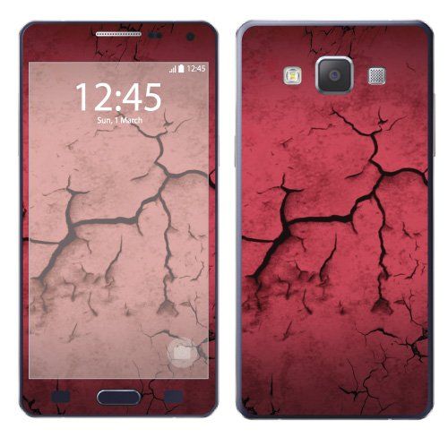 Royal Muurtattoo RS. 123880 zelfklevend voor Samsung Galaxy A5 - motief scheuren rood