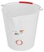 Seau ICS P5109, 9 litres, 25x27,5 cm, blanc, avec bec verseur