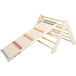 LUPILU® Triangle d’escalade et échelle/toboggan Premium en bois