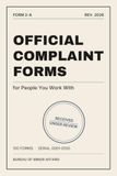 Official Complaint Forms for People You Work With: 100 Complaint Forms to File and Hand Over at Work