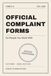 Official Complaint Forms for People You Work With: 100 Complaint Forms to File and Hand Over at Work