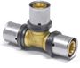 Boni-Shop® Raccord à sertir Té 26mm Laiton
