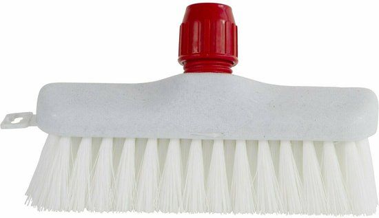 Betra Luiwagen - Buitenbezem - Kunststof - Wit/Rood