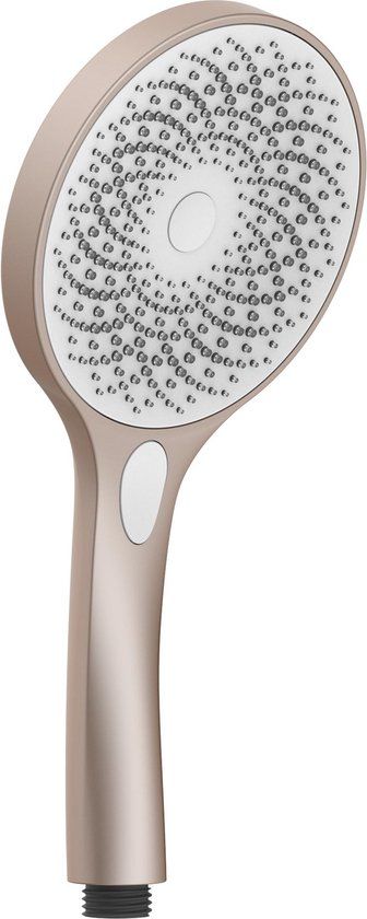 SCHÜTTE Capri Handdouche - Rosé Mat/Wit | 3 straalsoorten | Messing
