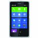 Phonix Gel Protection Plus hoes met displaybeschermfolie voor Nokia XL transparant/wit