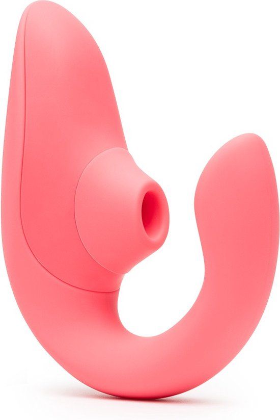 Womanizer Blend Double Stimulator - Rabbit Vibrator - Rose - Rechargeable - Waterproof