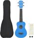 vidaXL Ukuleleset met tas voor kinderen sopraan 21'' blauw