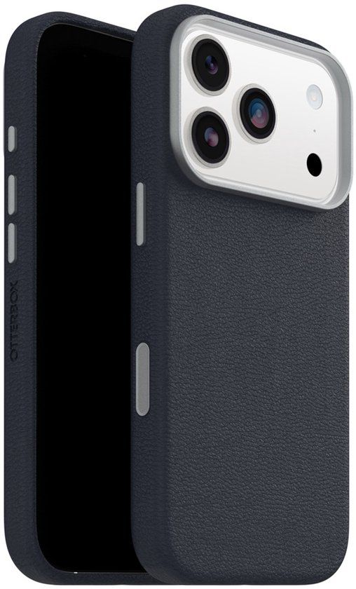 Otterbox Symmetry Cactus - iPhone 17 Pro - Leren Magsafe Backcover - Riverside Blue