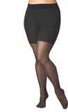 FALKE Beauty Plus 50 DEN semi-ondoorzichtige panty, middeldik, effen, voor grote maten, zachte tailleband zonder druk op de taille, fijne draad, zacht, 1 paar, Grijs (Graphite 3146) - F