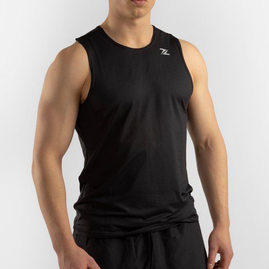 ZEUZ Sport Tanktop Heren - Zwart - XL