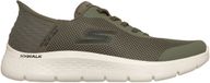 Skechers GO WALK FLEX - HANDS UP Heren Instappers - Groen / Zwart