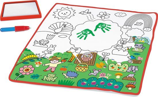 Nathan Coloréo Baby - educatief spel - waterkleurmat voor kinderen - vanaf 2 jaar, 70 x 70 cm