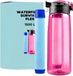 Filtre à eau pour extérieur, urgences, capacité 2000 litres, rose