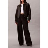 Calvin Klein Veste en similicuir Noir