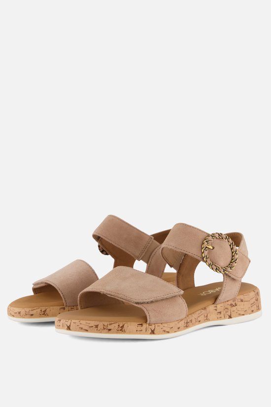 Gabor Sandalen beige Nubuck - Maat 37.5