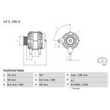 Bosch Alternateur 0 986 083 560