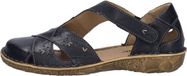 Josef Seibel Rosalie 03 Dames Platte Sandalen Zwart Leer Maat 39