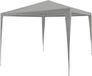 vidaXL Partytent Lichtgrijs 300 x 300 x 255 cm PE en staal
