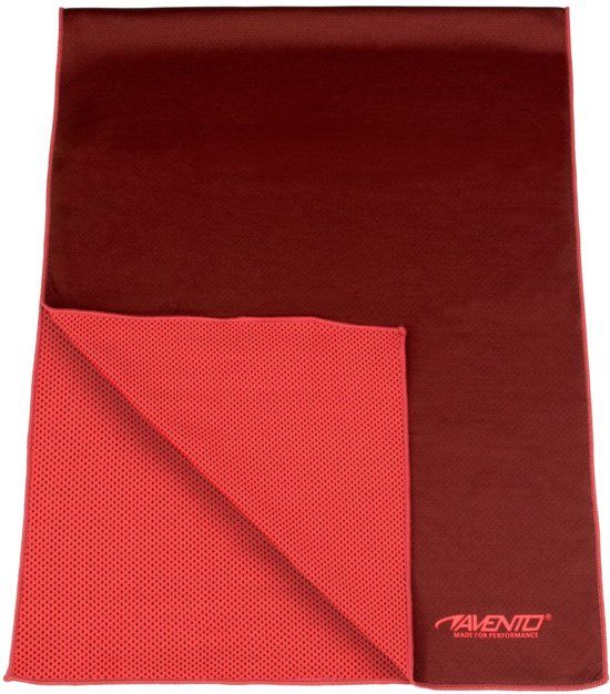 Avento Sport Koel Handdoek - 80 x 30 cm - Roze/Antraciet