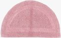 Homescapes Tapis de bain demi-rond rose 50x80 cm coton