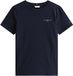 Tommy Hilfiger 1985 Reg Mini Corp Logo C-Nk Ss T-Shirt - Blauw - L