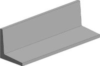 Evergreen Modelbouwdecoratie - 296 L Hoek Profiel 4,8mmX35cm Styreen