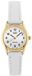 Casio Dameshorloge LTP-1094Q - Goudkleurig Roestvrij Staal - Witte Leren Band - WR30