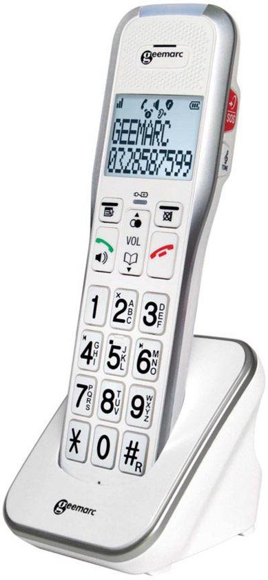 Geemarc Amplidect 595 Extra Handset - Wit