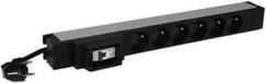 Legrand 646830, Basis, 1U, Eenfasig, Horizontaal/Verticaal, Aluminium, Zwart