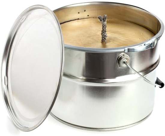 Rustik lys Buitenkaars Goud - Â± 50 branduren