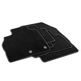 MTM PRO-3062 vloermat voor Renault Scenic III/X-mod/X-cross/Grand Scenic 04.2009>2016, op maat gemaakt fluweel, kunstleren randen en dubbel verchroomd stiksel