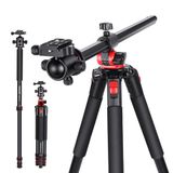 NEEWER 184 cm Statief Monopod Camera, Centrale Kolom, Aluminium Bolvormige Hoofd Arca-Type QR-plaat, Tas, Horizontaal Statief Statief Luchtcamerahouder voor DSLR Camera Camcorder Max Opladen 33 lb