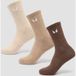 MP Unisex Crew Socks (3 Pack) - Neutral - UK 9-11