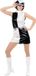 Widmann Zwart-witte sixties kostuum voor dames - Small