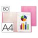 Liderpapel 47070 documentenmap, polypropyleen, doorschijnend, DIN A4, rood Frosty