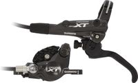 Shimano Deore XT BR-M8000 schijfrem met koelvinnen voorwiel met J02A hars zwart