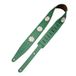 Levy's In Bloom Serie Echt Lederen 2.5 "Gitaarband met Bloem Appliques, Daisy en Groen (MG317IB-001)