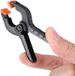 Bol Veerklemmen set van 10 stuks in métal en zwart plastique - 5 inch