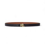 Lauren Ralph Lauren Ceinture marron / or / noir