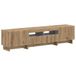 vidaXL - 5-delige - LED - TV-kast - Artisanaal - eiken - Bewerkt - hout