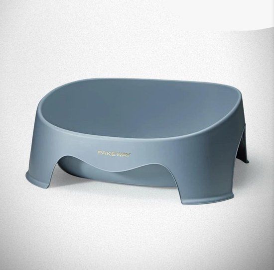 Pakeway Kattenbak - Kattenmand - Grijs - Ovaal - L 52 x B 40,5 x H 20 cm - Open