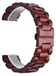 Wigento Apple Watch Ultra 1 + 2 49mm, 9, 8, 7, 45mm / 6 SE, 5, 4, 44mm / 3, 2, 42mm: Houten horlogeband