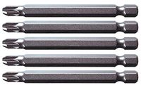 KSTools 1/4" CLASSIC bit PZ, 75 mm PZ2 5 Pièces argent
