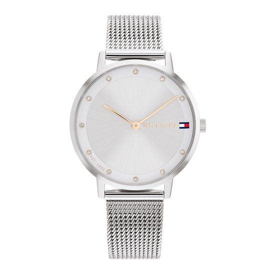 Tommy Hilfiger Pippa TH1782665 Dames Horloge - Zilverkleurig - 34 mm
