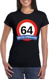 Bellatio Decorations Shoppartners Bv Verjaardag cadeau shirt - 64 jaar and still looking good t-shirt - zwart - dames - Leefijd thema M