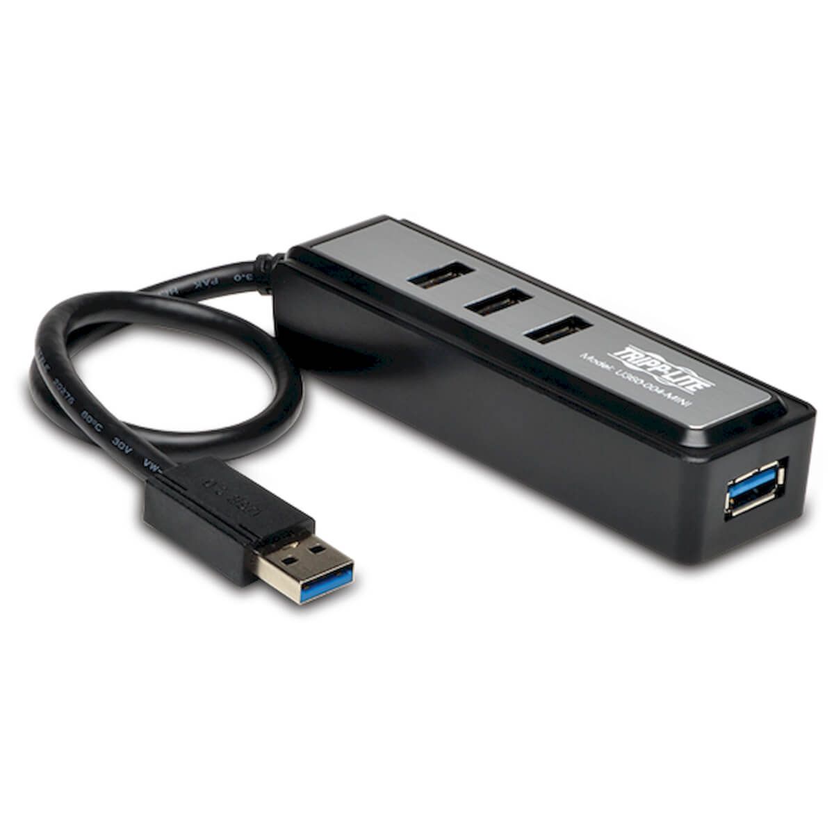 Tripp Lite U360-004-MINI USB 3.1 Gen 1 Hub - 4-poorts - Zwart
